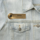 Markierungsname Markenname für gegossene Metallic  Namensschild (Beispiel)