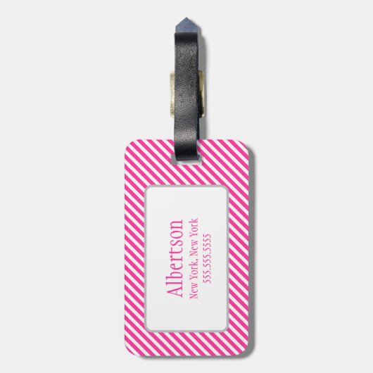 Markierungsstreifen für das Monogramm Gepäckanhänger (Rückseite vertikal)