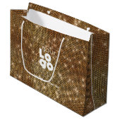 Markierungsstreifen für das XL-Papier für die Mark Große Geschenktüte (Vorderseite Schrägansicht)