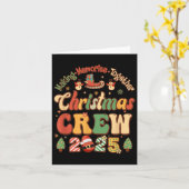 Marking Together Matching Family Christmas Crew 20 Karte (Gelbe Blume)