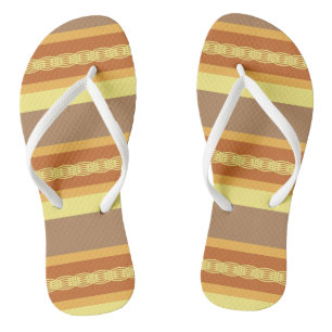 Markise im Mid-Century-Stil - Erdtöne Badesandalen
