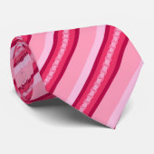 Markisen aus dem Mittelalter, Rosa und Wein Krawatte (Gerollt)