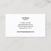 Markisenreiniger Visitenkarte (Rückseite)