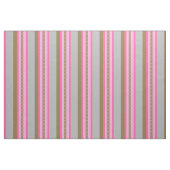 Markisenstreifen Mitte des Jahrhunderts - grau / g Stoff (Fat Quarter (45,7 x 55,9 cm))
