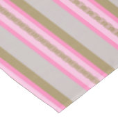 Markisenstreifen Mitte des Jahrhunderts - grau / g Tischdecke (Schrägansicht)