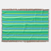 Markisenstreifen Mitte des Jahrhunderts - Jadegrün Decke (Vorderseite)