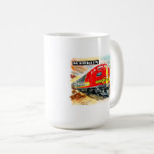 Marklin Santa Fe train Kaffeetasse (VorderseiteRechts)