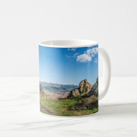 Marko Tower, Prilep - Mazedonien Kaffeetasse (VorderseiteRechts)