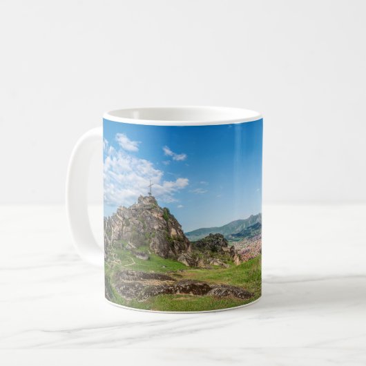 Marko Tower, Prilep - Mazedonien Kaffeetasse (Vorderseite Links)