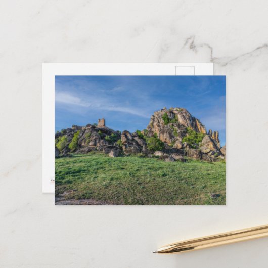Marko's Towers - Prilep, Mazedonien Postcard Postkarte (Vorderseite/Rückseite Beispiel)