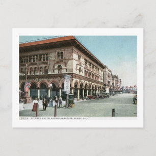 Mark's Hotel, Venedig, Kalifornien Vintag Postkarte