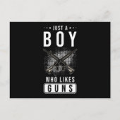 Marksman Gun Weapon Postkarte (Vorderseite)