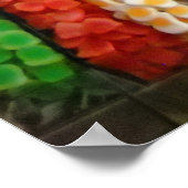 Markt Candy Süßigkeiten Barcelona Spanien Poster (Ecke)