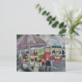 MARKT DER BAUER POSTKARTE (Stehend Vorderseite)