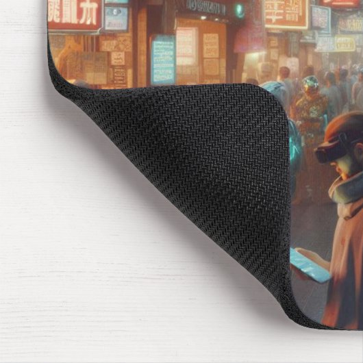 Markt der Neon Wonders Mousepad (Ecke)