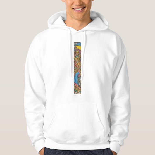 Markt-Frau Hoodie (Vorderseite)