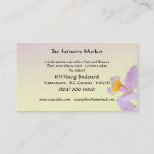 Markt für Bauern (A) Visitenkarte (Rückseite)