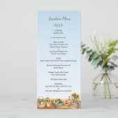 Markt für Bauern - Das Brautparty des Marktes fris Menükarte (Stehend Vorderseite)