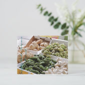 Markt für Bauern im Rahmen des Sicherheitsdienstes Postkarte (Stehend Vorderseite)