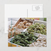 Markt für Bauern im Rahmen des Sicherheitsdienstes Postkarte (Vorne/Hinten)