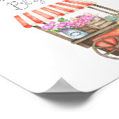 Markt für Blume - Spielplakat Poster (Ecke)