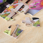 Markt für Blume - Straßen Deutschlands -11x14 - 25 Puzzle (Seite)