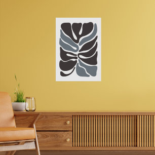 Markt für Bohemische Blume Moderne Abstrakte Blä Poster