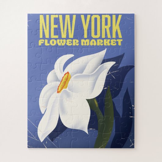 Markt für neue York-Blume Puzzle (Vertikal)