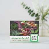 Markt für Vorlagenhalter mit Postkarte (Stehend Vorderseite)