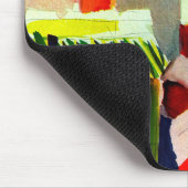 Markt in Algier durch August Macke Mousepad (Ecke)