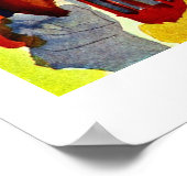 Markt in Algier durch August Macke Poster (Ecke)