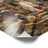 Markt in Jaffa | Gustav Bauernfeind | Fotodruck (Ecke)