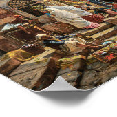 Markt in Jaffa | Gustav Bauernfeind | Poster (Ecke)