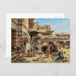 Markt in Jaffa | Gustav Bauernfeind | Postkarte