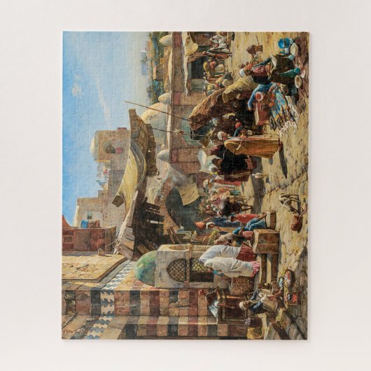 Markt in Jaffa | Gustav Bauernfeind | Puzzle (Vertikal)