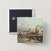 Markt in Nishny, Novgorod, 1872 Button (Vorne & Hinten)