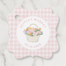 Markt-Junggesellinnenabschied Vornehm Rosa Gingham
