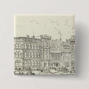 Markt, Kalifornien und Drumm North Side Button
