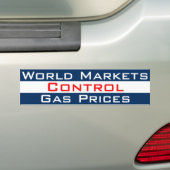 Markt-Kontrollen-Gas Autoaufkleber (Auf Auto)