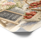 Markt-Morgen-Kunstprint Poster (Ecke)