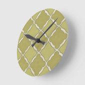 Markt-Motive IX Runde Wanduhr (Winkel)