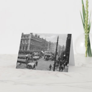 Markt-Straße, Manchester, c.1910 Karte