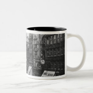 Markt-Straße, Manchester, c.1910 Zweifarbige Tasse