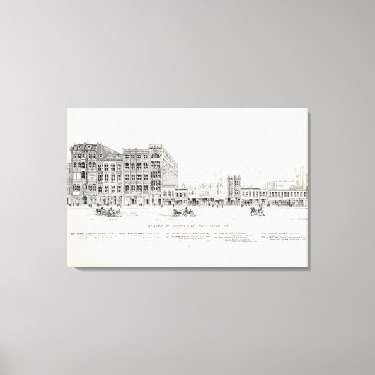 Markt Süd 7. Leinwanddruck (Vorderseite)