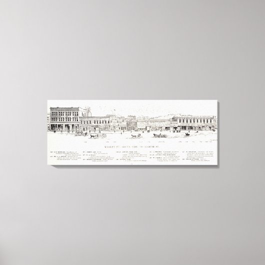 Markt Süd 8 Leinwanddruck (Vorderseite)