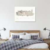 Markt Süd Main und Biale Leinwanddruck (Insitu (Schlafzimmer))