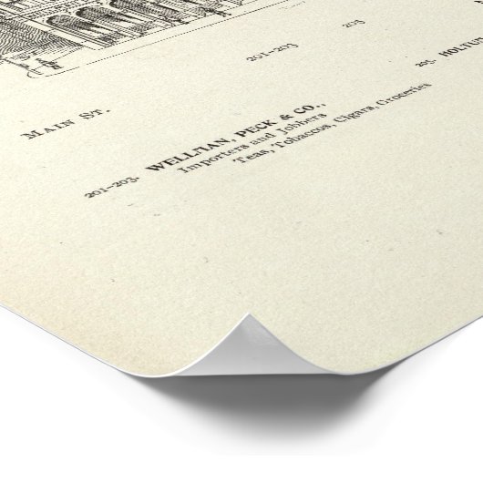 Markt Süd Main und Biale Poster (Ecke)