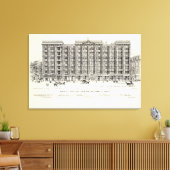 Markt Süd New Montgomery und Annie Leinwanddruck (Insitu (Wohnzimmer))