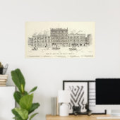 Markt Südseite Beale und Fremont Poster (Heimbüro)