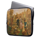 Markt-Tag Laptopschutzhülle (Vorderseite Links)